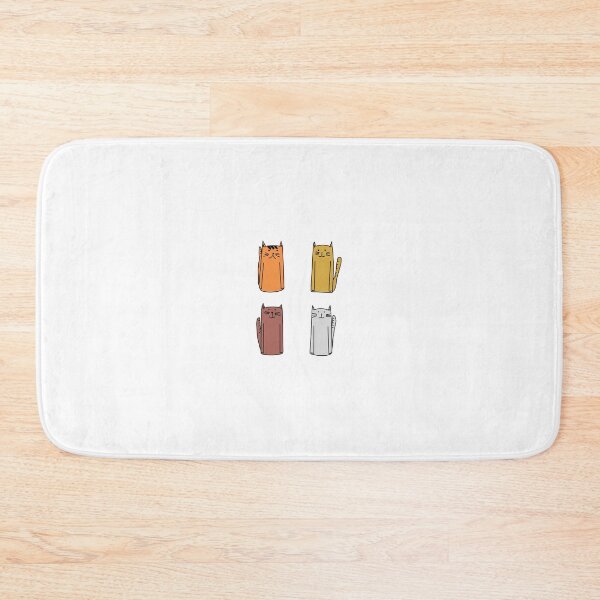 Item preview, Set of 4 Cats Stickers  designed and sold by Lauren Kenney.