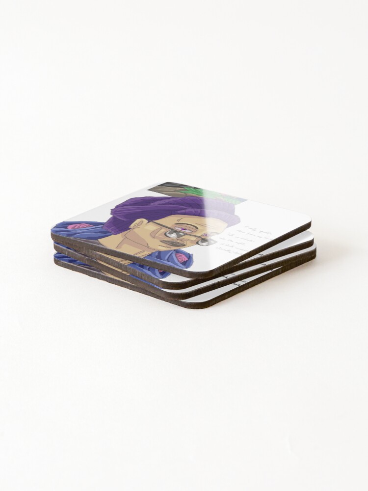 Thumbnail 4 of 5, Coasters (Set of 4), Dark designed and sold by cloudspawner.