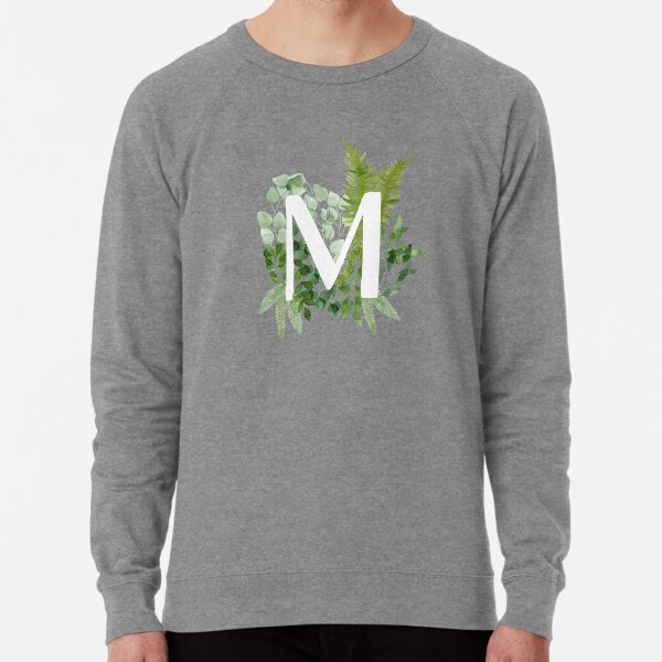 Floral letter M Lightweight Sweatshirt