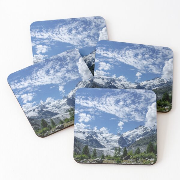 Item preview, Bernina Group with Morteratsch Glacier, Engadin, Switzerland designed and sold by Erwin G. Kotzab.