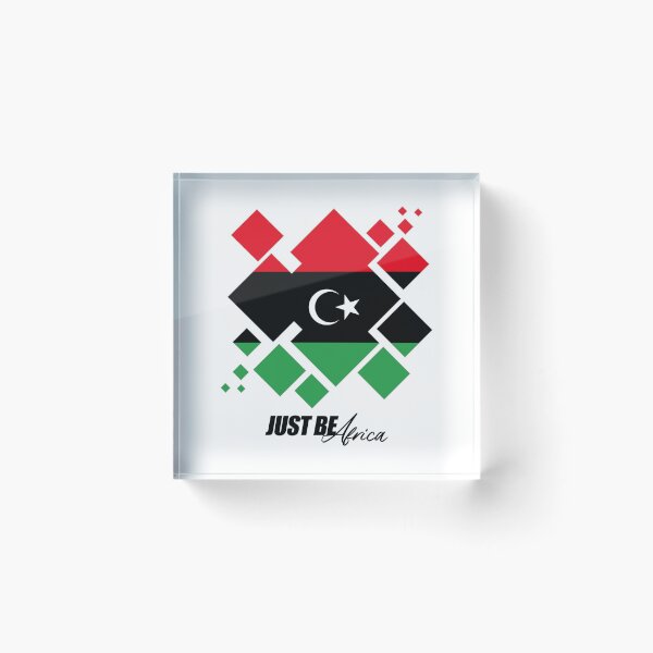 Item preview, Libya Cubed Flat - w/ text designed and sold by JustBeAfrica.