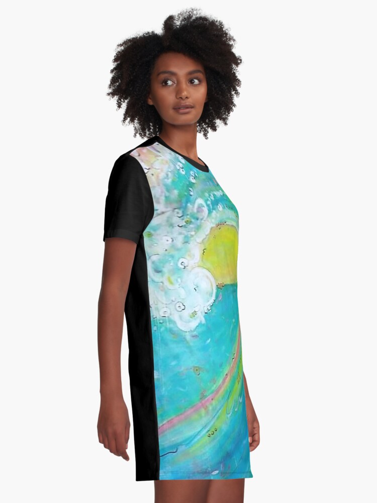 Alternate view of First Wave Graphic T-Shirt Dress