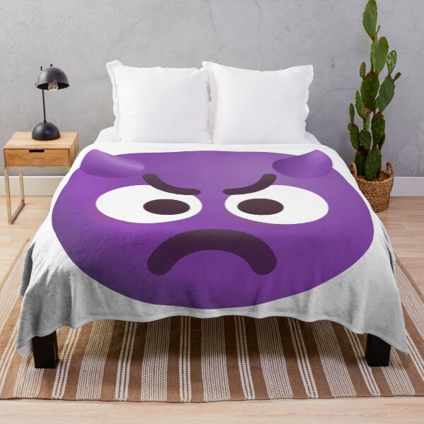 Item preview, Angry Face with Horns Emoji - Large designed and sold by abroadDesigns.