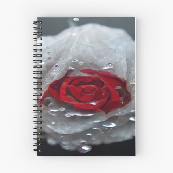 Item preview, Red And White Rose With Raindrops, Macro Background, Close-up designed and sold by Unwind-Art-Work.