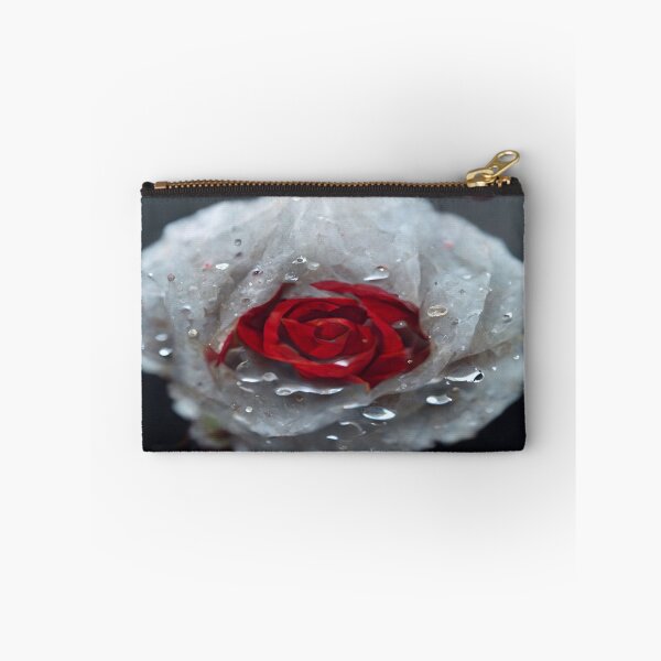 Item preview, Red And White Rose With Raindrops, Macro Background, Close-up designed and sold by Unwind-Art-Work.