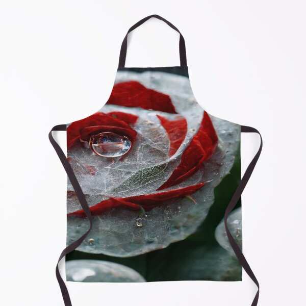 Item preview, Red And White Rose With Raindrops, Macro Background, Close-up designed and sold by Unwind-Art-Work.