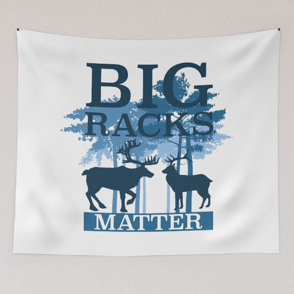 Item preview, Mens Mens Big Racks Matter Funny Deer Buck Hunting hunter hunting designed and sold by damithez.