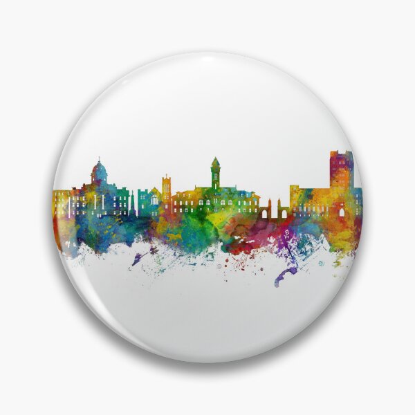 Item preview, Bloomington Indiana Skyline designed and sold by ArtPrints.