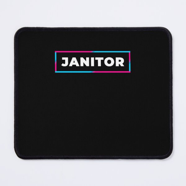 Item preview, Janitor retro gradient frame designed and sold by SVPOD.