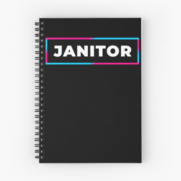 Item preview, Janitor retro gradient frame designed and sold by SVPOD.