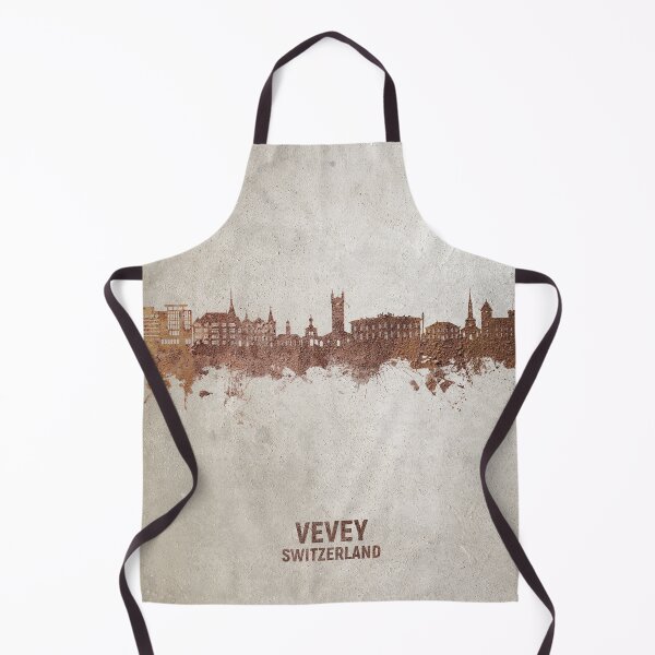 Artikelvorschau, Vevey Switzerland Skyline entworfen und verkauft von ArtPrints.