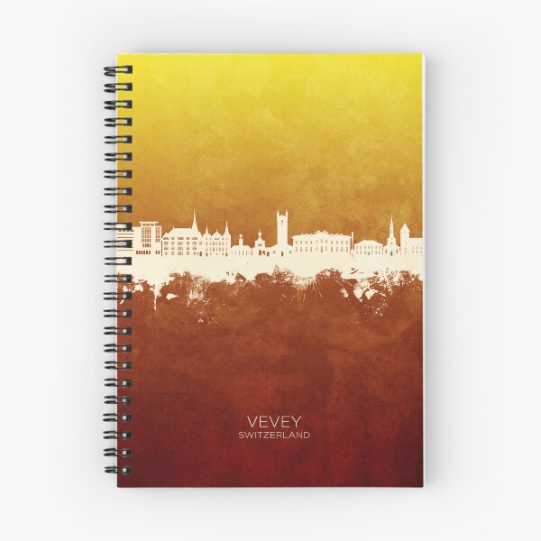 Item preview, Vevey Switzerland Skyline designed and sold by ArtPrints.