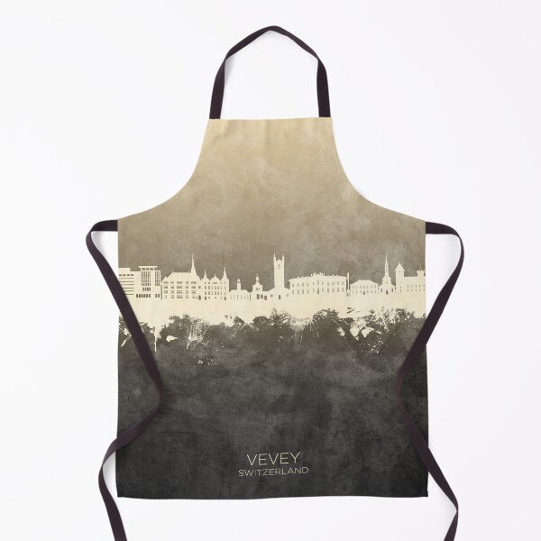 Item preview, Vevey Switzerland Skyline designed and sold by ArtPrints.