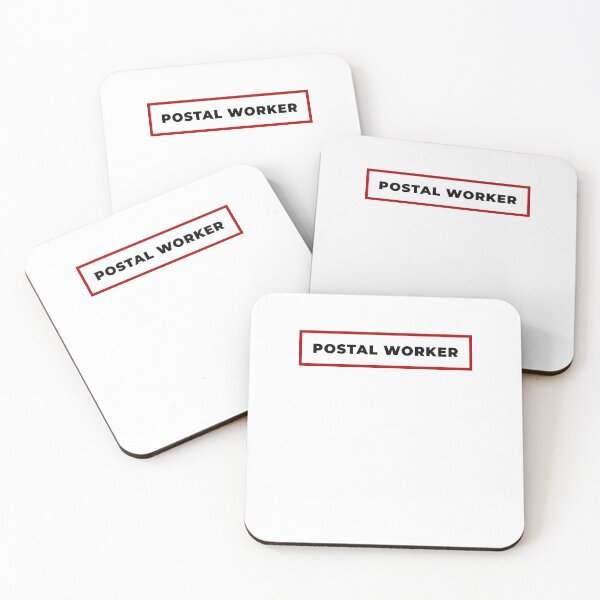 Item preview, Postal Worker with red frame designed and sold by SVPOD.