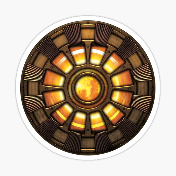 Steampunk Arc reactor Sticker