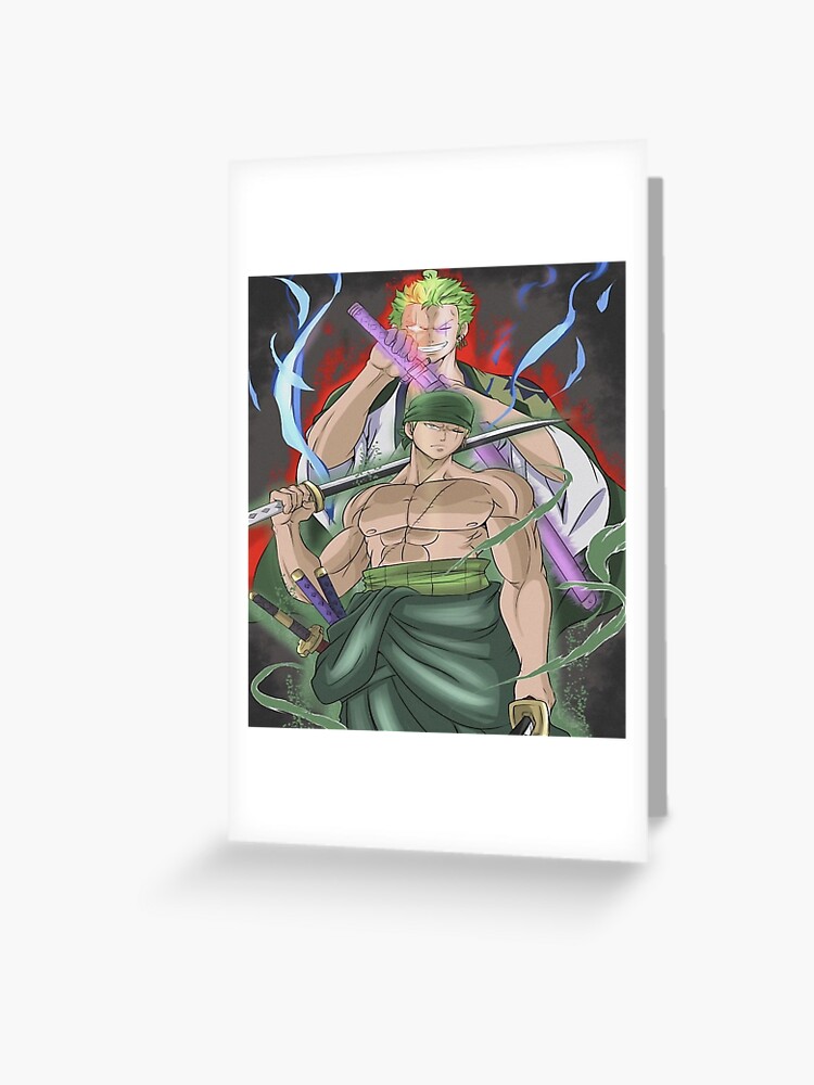 One Piece Roronoa Zoro Greeting Card for Sale by Jacqueline4546