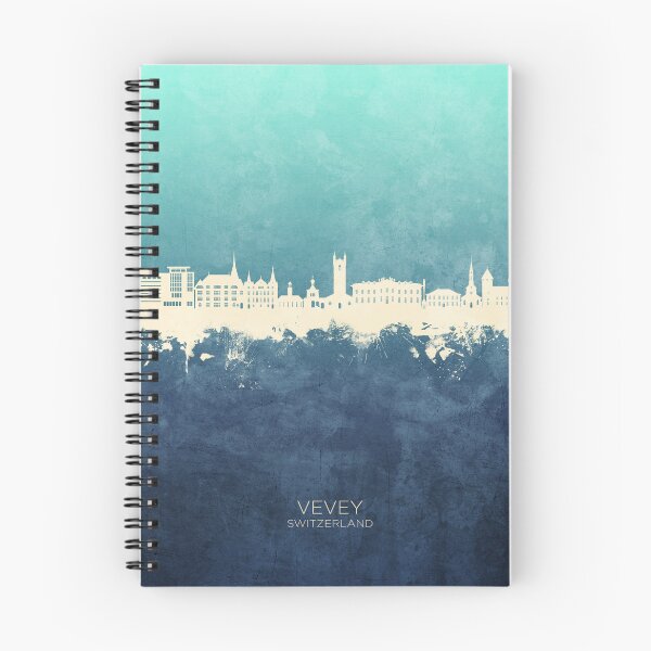 Item preview, Vevey Switzerland Skyline designed and sold by ArtPrints.
