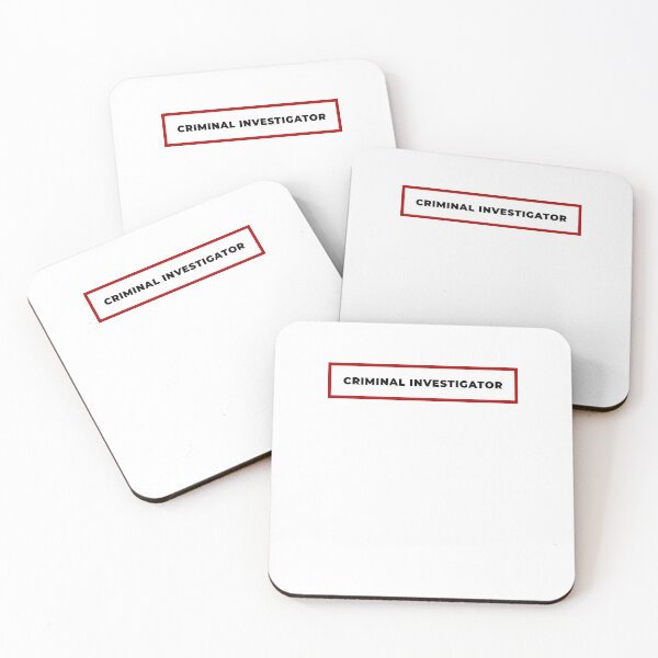 Item preview, Criminal Investigator with red frame designed and sold by SVPOD.
