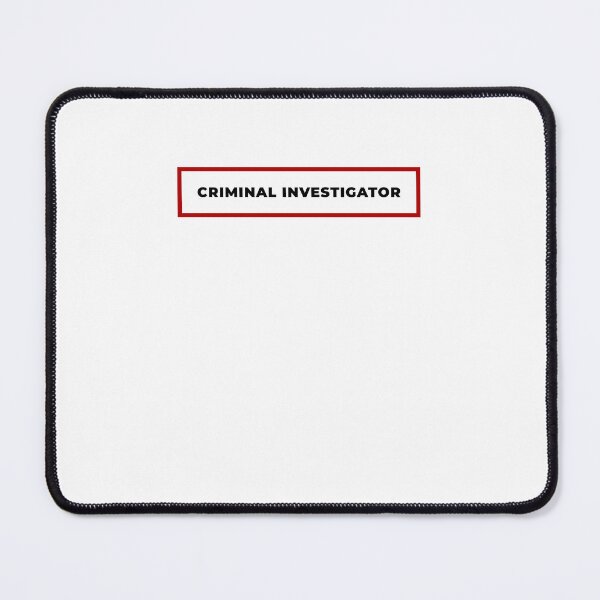 Item preview, Criminal Investigator with red frame designed and sold by SVPOD.
