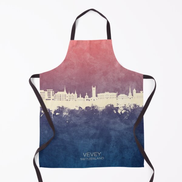 Item preview, Vevey Switzerland Skyline designed and sold by ArtPrints.