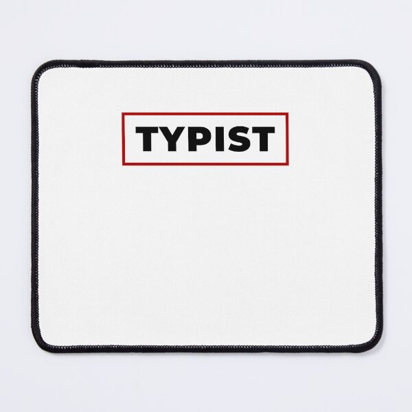 Item preview, Typist with red frame designed and sold by SVPOD.