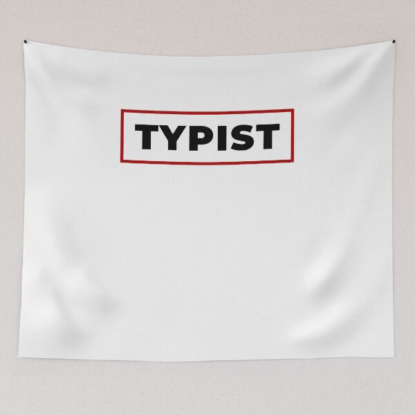 Item preview, Typist with red frame designed and sold by SVPOD.
