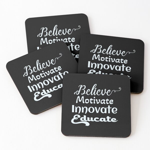 Item preview, Believe, Motivate, Innovate, Educate, Teacher tops, by DAM Creative, designed and sold by DAM Creative ⭐⭐⭐⭐⭐.