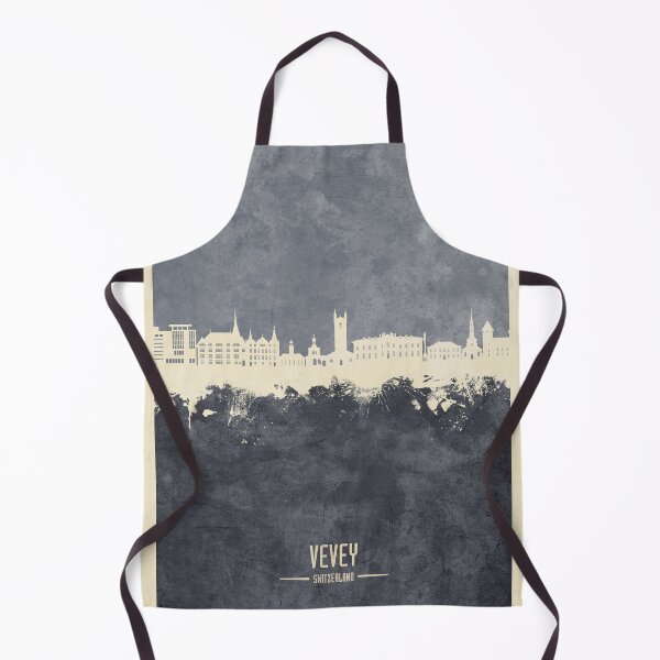 Item preview, Vevey Switzerland Skyline designed and sold by ArtPrints.