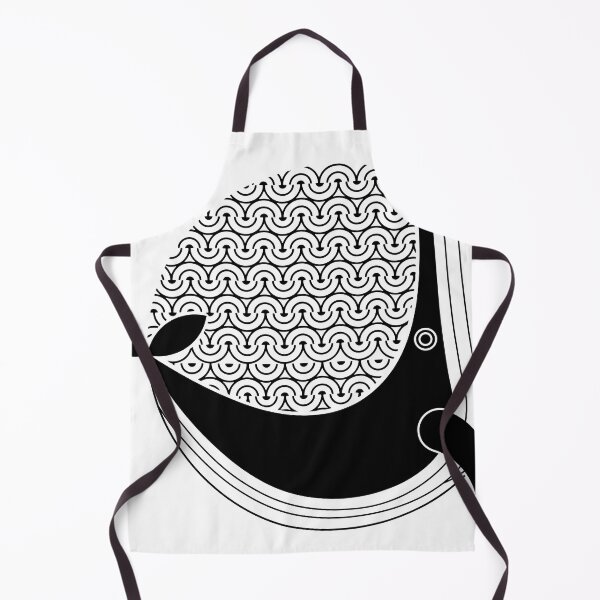 Item preview, Ocean Whale in Sea Wave Patterns designed and sold by RED by Arcanum Studio.