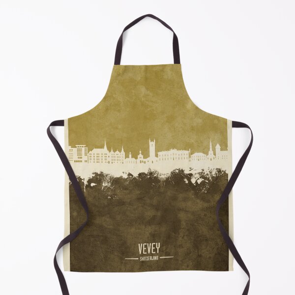 Item preview, Vevey Switzerland Skyline designed and sold by ArtPrints.