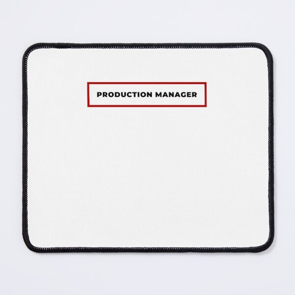 Item preview, Production Manager with red frame designed and sold by SVPOD.