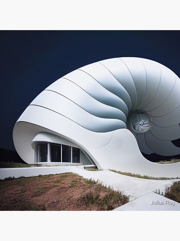"THE NAUTILUS HOUSE" Poster for Sale by LuxArteStudio Redbubble