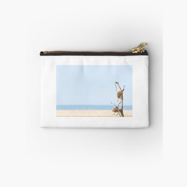 Item preview, Dried Burdock branch on sandy desert and coastline background. designed and sold by IaroslavB.