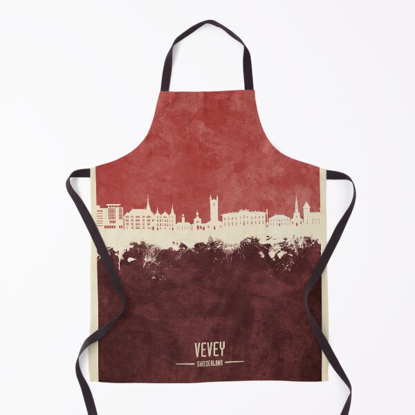 Item preview, Vevey Switzerland Skyline designed and sold by ArtPrints.