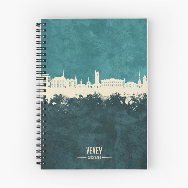 Item preview, Vevey Switzerland Skyline designed and sold by ArtPrints.