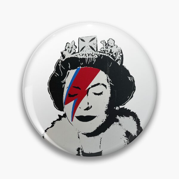 Item preview, Queen Elizabeth Bowie pop art  designed and sold by maiawright-art.