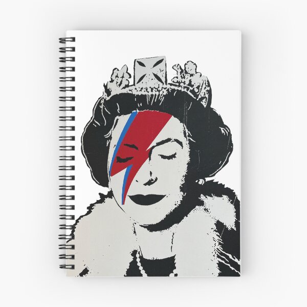 Item preview, Queen Elizabeth Bowie pop art  designed and sold by maiawright-art.