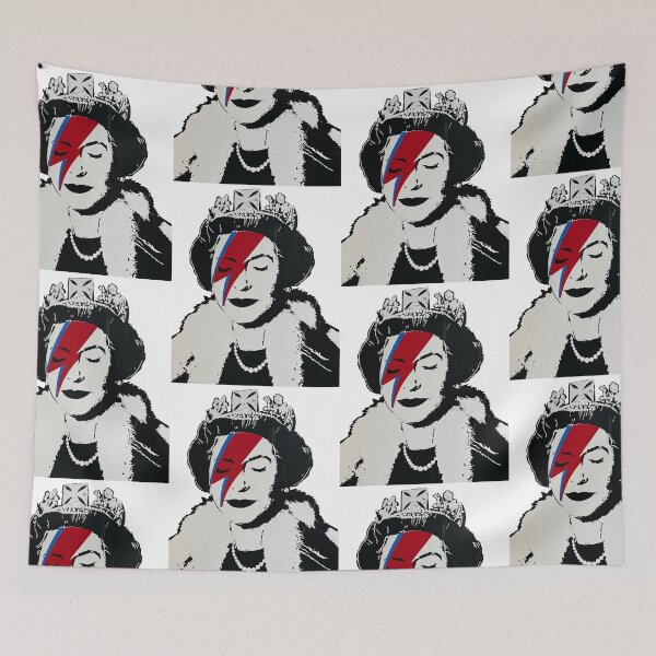 Item preview, Queen Elizabeth Bowie pop art  designed and sold by maiawright-art.