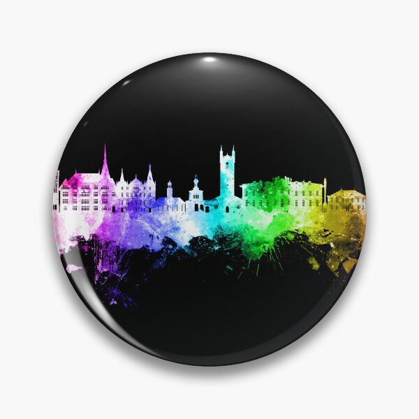 Item preview, Vevey Switzerland Skyline designed and sold by ArtPrints.