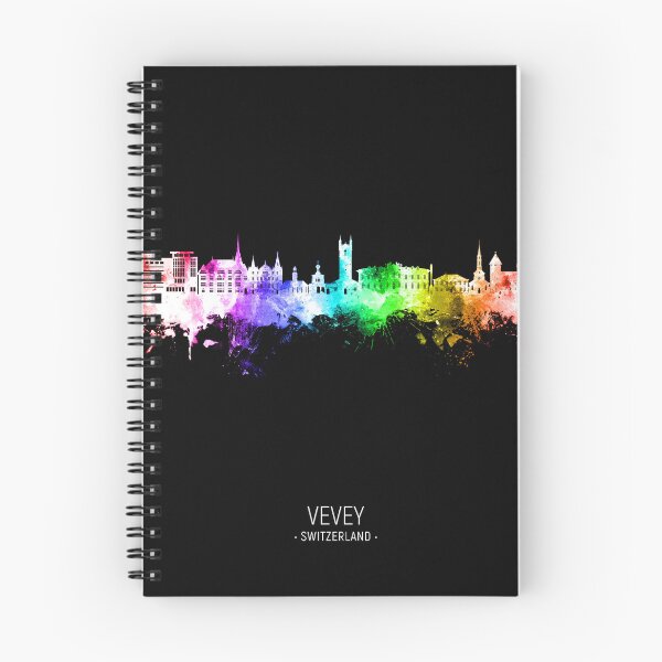 Item preview, Vevey Switzerland Skyline designed and sold by ArtPrints.