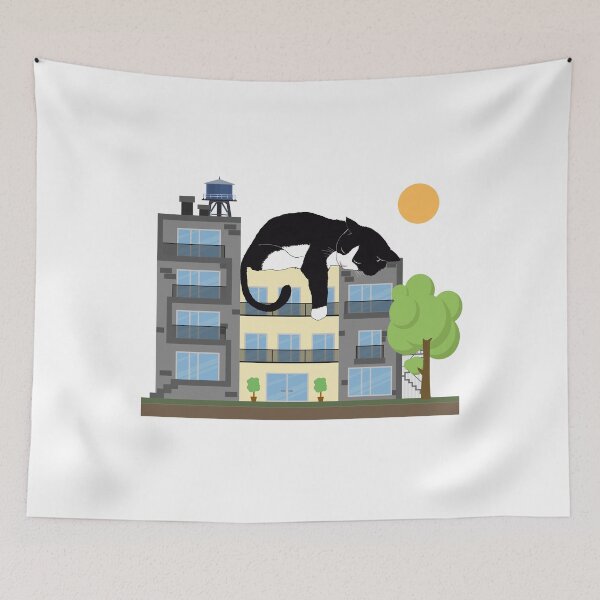 Item preview, Giant Sleeping Cat designed and sold by AMERICANCHEEZ.