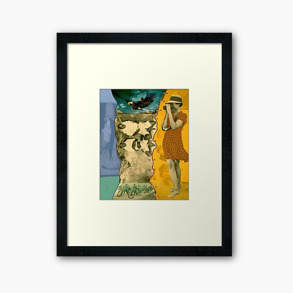 Photo journalist Framed Art Print