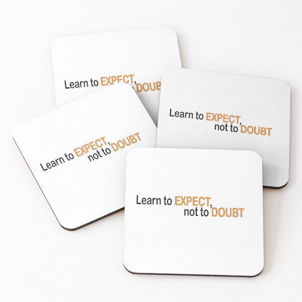 Item preview, Learn to Expect not to Doubt! designed and sold by Positive Mindzet!.