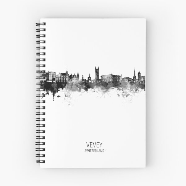 Item preview, Vevey Switzerland Skyline designed and sold by ArtPrints.
