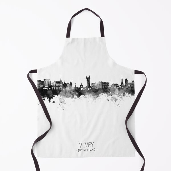 Item preview, Vevey Switzerland Skyline designed and sold by ArtPrints.