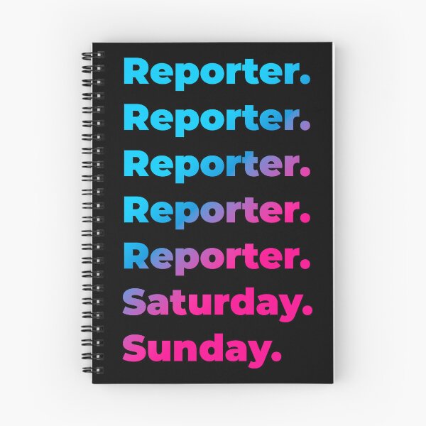 Item preview, Reporter. Saturday. Sunday. designed and sold by SVPOD.