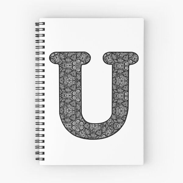 Item preview, U - Zentangle Alphabet  designed and sold by Carina Kay.
