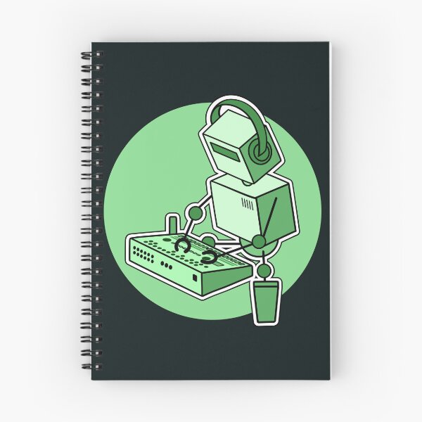 Item preview, Robot Musician Playing Drum Machine (Small Print Size) designed and sold by AtomicMalibu.