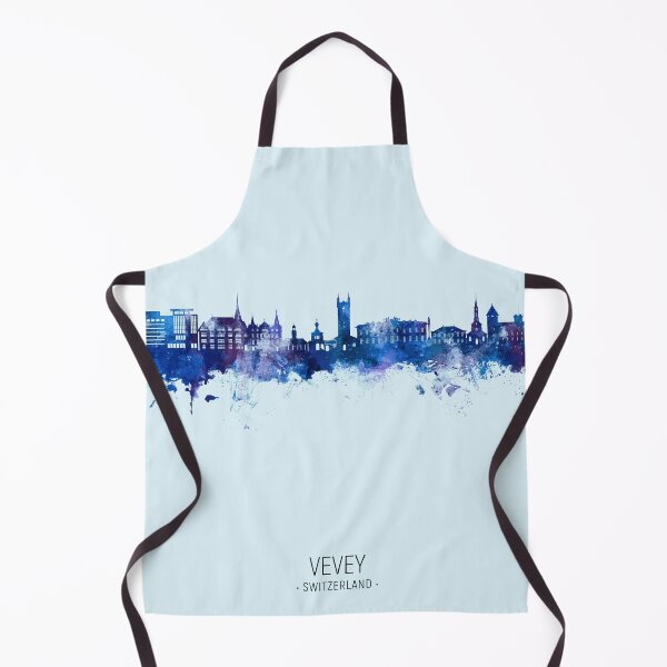 Item preview, Vevey Switzerland Skyline designed and sold by ArtPrints.