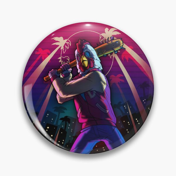 Item preview, Hotline Miami chicken mask Jacket with bat designed and sold by The-Melon-Owl.